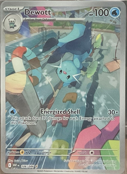 Dewott #106 – Pokémon White Flare