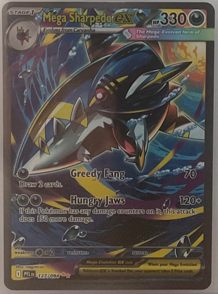 Mega Sharpedo #127 - Pokémon Phantasmal Flames