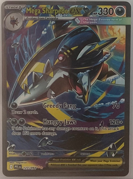 Mega Sharpedo #127 - Pokémon Phantasmal Flames