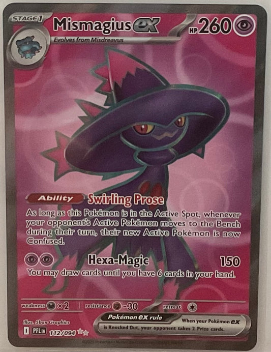 Mismagius ex #112 – Pokémon Phantasmal Flames
